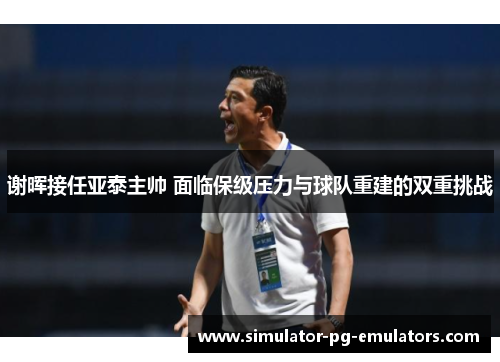 谢晖接任亚泰主帅 面临保级压力与球队重建的双重挑战